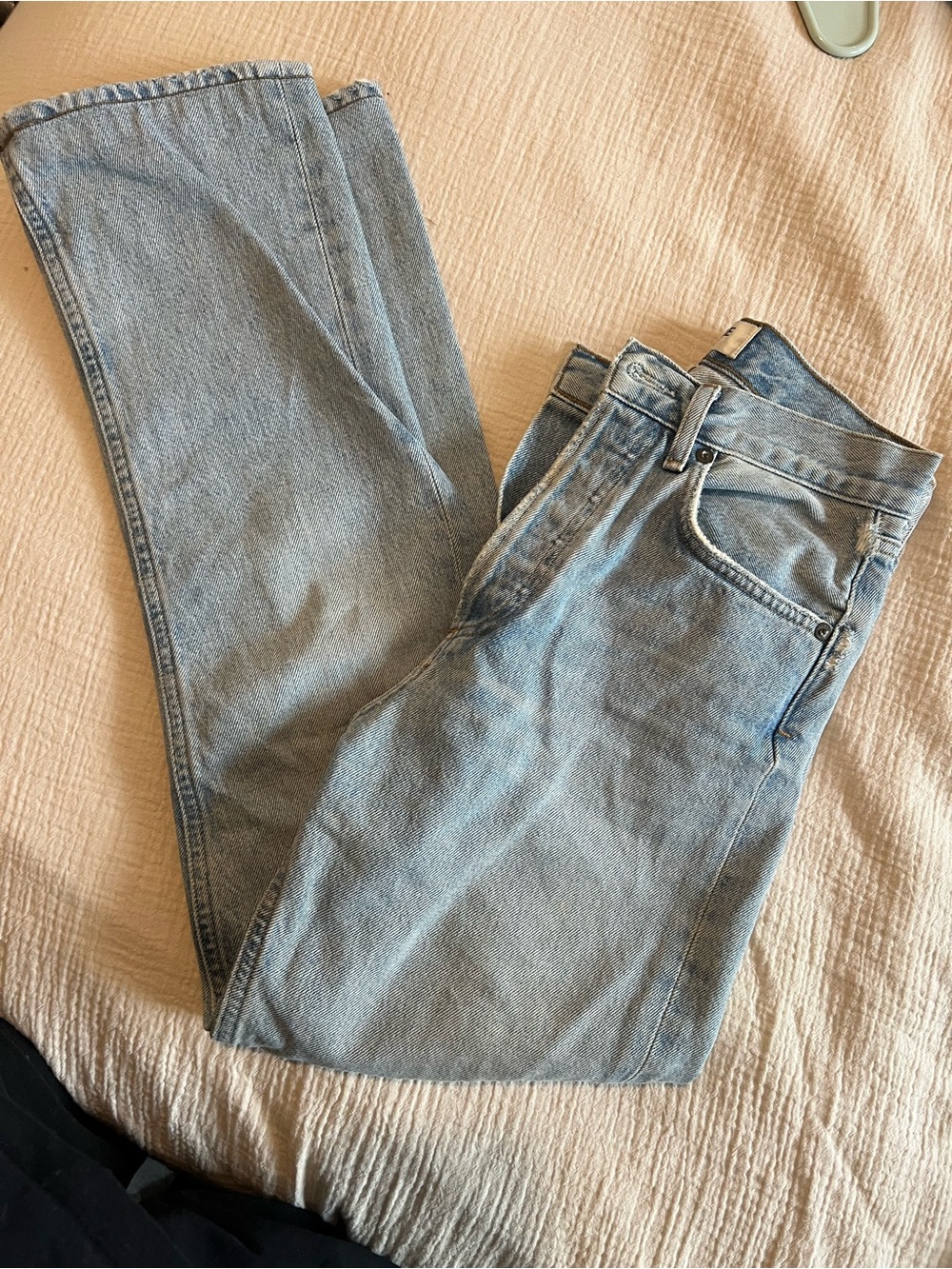 Agolde Light Blue Cropped Women's Jeans